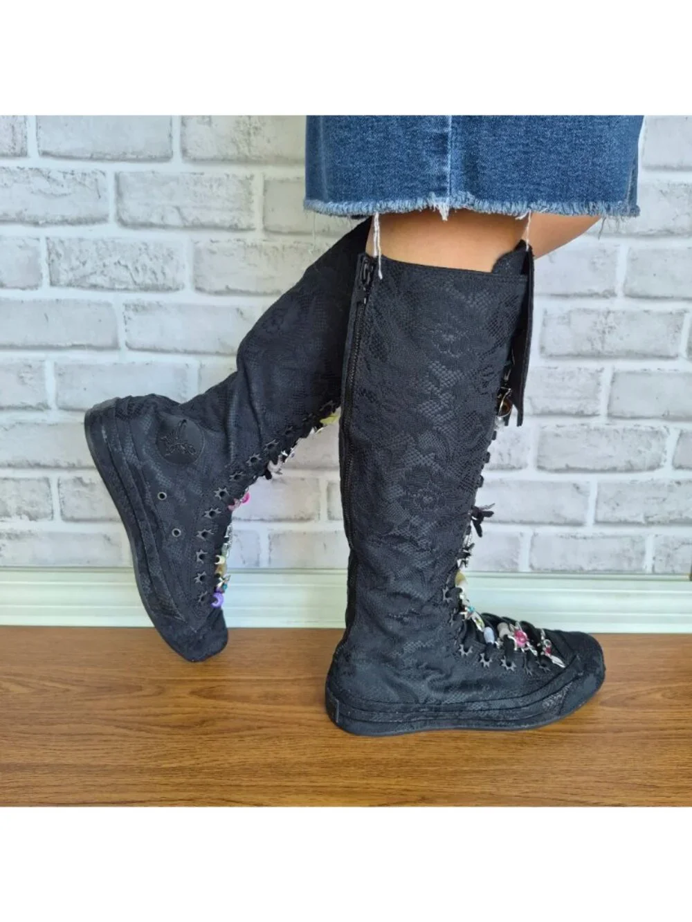 ⭐Collina Strada x Converse Chuck 70 XXHi Sz 11 Women Boots Sneaker Black A19050C